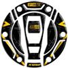 AZgraphishop PROTEZIONE TAPPO BENZINA RESINA 3D COMPATIBILE CON BMW R 1250 GS 2021 GP-706 (40th Anniversary)