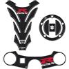 labelbike - Adesivi 3D Moto Kit di Protezioni e Decorazioni in Resina compatibile con SUZUKI GSXR 1000 da 2005 to 2006