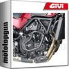 MOTOTOPGUN givi paramotore tn8704 compatibile con benelli leoncino 500 2019 19 2020 20