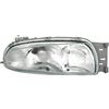 V-MAXZONE PARTS Fari VP955P Faro Destra Faro Faro Lato Passeggero Assemblea Faro Anteriore Lampada Auto Cromato LHD Compatibile con Ford Fiesta MK4 1995-1999 Ford Fiesta Courier Mazda 121 1996-1999