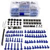 BOSDF Viti Ergal Moto PER Y-AMAHA T-enere 1200 700 T-MAX T-MAX500 T-MAX530 T-MAX 560 T-ech Max UN Set M6 M5 Kit bulloni carena Carrozzeria Elementi di fissaggio Viti Dado(Blue)
