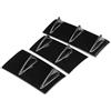 SIMBAE Diffusore Paraurti Posteriore Diffusore Spoiler Paraurti Posteriore Universale 3 Pezzi Nero Lucido 7 Ali Labbro Inferiore Stile Pinna Di Squalo(Glossy Black)