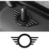 FDAIUN Interruttore alzacristalli porta pannello pulsante cornice decorativa copertura trim adesivo per Mini Cooper F54 F55 F56 F57 F60 R55 R56 R57 R58 R59 accessori 1 pezzo (nero)