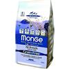 Monge BWILD Adult ANCHOVIES, Cibo per Cani per Tutte Le Razze (Cibo Secco per Cani con acciughe, Patate e Piselli, a Basso Contenuto di Cereali, Molto Ricco di Fibre e vitamine, Contenuto: 12 kg)