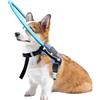 LetPetRun Pettorina Halo per cani ciechi, collare protettivo per cani non vedenti, dispositivo di guida per imbracatura per costruzione di fiducia, accessori per cani ciechi, S