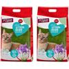 petgnam Lettiera Gatto al Silicio 30L - Sabbia per Gatti Lavanda, Silica Gel Cristalli XXL - Sabbietta Inodore, Assorbente, Anallergica, Non Polverosa - Proprietà Batteriostatica Lunga Durata
