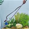 SanBouSi Set di pulitore elettrico per ghiaia per acquario, con 4 teste di aspirazione, pompa dell'acqua, autofiltro