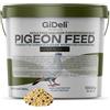 GiDeli Mangime per piccioni, 1 kg, miscela di alta qualità, ricco di proteine, con semi oleosi e cereali, grani equilibrati per allevamento e sport