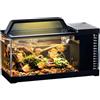 Generico Kit Acquario Completo - Acquario per Pesci con Luce a LED e Pompa Acqua - Pompa Silenziosa Piccola con Filtro, Intelligenti da Scrivania per Decorare Camera da Letto e Soggiorno