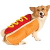 Hiseng Vestiti per Cani Gatti Pet Panino al Prosciutto Costume, Funny Costume Cane, Cosplay Vestito Gatto per Teddy, Chihuahua, Pomerania, Costumi Divertenti (L,Rosa)