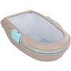 Stefanplast Lettiera per Gatti FURBA con Filtro per la Pulizia, Moderno, Tortora, 60x40x22 cm, Stefanplast