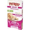 PETREET Cremosi Snack Tonno e Piselli - Confezione da 72 Bustine x 14 gr