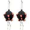 Generico 2 Pezzi Palla Fieno Cavallo,Dispenser c-arote Addestramento, Palla Fieno Antinoia Gioco, Per Fienili, Recinzioni, Stalle, Paddock, Fattoria
