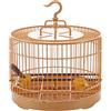 Imtrub Gabbia Rotonda per Uccelli, Gabbie da Viaggio per Piccoli Uccelli, da Viaggio di Piccole Dimensioni, per parrocchetti da Sole Conure, guance Verdi, Conure, pappagallini, fringuelli, canarini, imtrub