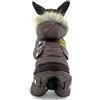 Ranphy, tuta da neve per cane e gatto, cappottino in pile per stagioni fredde stile aviatore, impermeabile, per cuccioli di cane con peso inferiore a 9,1 kg