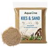 AquaOne - Ghiaia per Acquario, 5 kg | Fondo chiaro nero multicolore fine medio grosso | Ghiaia per Acquario di Qualità Premium | Quarzo Sabbia per Acquario Decorazione Aquascaping, Grana (Ambra 0,1