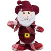 Trixie - Set regalo di Natale con ossa di peluche Babbo Natale/tessuto