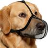 Generico Museruola grande | Traspirante morbida antiabbaio - Museruola Morbida Anti-Morso | Per cani di piccola, media, grande taglia, cuccioli, passeggiate all'aperto, visite veterinarie, toelettatura