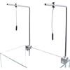 Gvvsjgdbis Supporto Regolabile per Acquario, Supporto di Illuminazione Universale a LED, Kit di Sospensione per Accessori Acquario