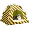 Generico Tenda per Gatti, Cuccia Chiusa Gatto con Cuscino Rimovibile, Tenda Campeggio Impermeabile per Gatti E Cani Piccola Taglia Interno Esterno