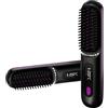 TTPOLONG Go Brush Pro - Mini spazzola per capelli senza fili elettrica, anti-scottatura con display a LED ricaricabile, per tutti i tipi di capelli