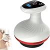 Vulaop Massaggiatore elettrico 4 in 1 con terapia del calore, coppettatrice sottovuoto e Gua Sha, 9 livelli di riscaldamento e funzione di aspirazione, massaggiatore contro la cellulite per addome gambe