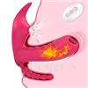 HIFFEY -Gìocaťtoli Šeșsualì Ṃasťurbatoré Dĩldō Pénẹ Viratore Wireless Portatile App Control, Viratori a Distanza per Donna Ovtto Virate Controllato Stimolatre Cidrde Modalità Di Vibrazione Rosa