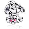HAEPIAR S925 Sterling Silber Charme für Armband Halskette Charm Dangle Bear Dog für Frauen Mädchen Geburtstag Geschenke