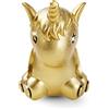 GNOCE Charm Bead Balloon Golden Animal Beads 925 Sterling Silver 18K Gold Plated Fit Bracciale/Collana per ragazze Bambini Donna Idea regalo per bambini (Unicorno)