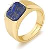 Brosway Anello Uomo in Acciaio e Pietre Naturali | Collezione Ink - BIK130C