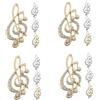 OATIPHO 16 Pezzi Spille Note Musicali in con Spille Eleganti per Sposi e Party Adatte per Sciarpe Giacche e Borse Accessori Brillanti per e Ragazze