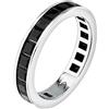 Morellato Anello Uomo in Argento 925% riciclato con Zirconi, Collezione TENNIS, Regalo Anniversario Uomo