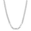 Presentimental Collana Personalizzata con 1-5 Nomi per Uomo Donna in Acciaio inossidabile Catena Cubana 6 mm Regolabile Regalo per Compleanni Anniversari Festa del papà Natale (Argento-3 nome)