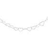 Tuscany Silver Collana a maglie aperte a cuore 3.5 mm 41 cm da donna in argento sterling