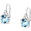 MORELLATO Orecchini Donna in Argento 925% riciclato con Zirconi, Collezione TESORI, Idee Regalo Moglie, Mamma