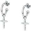 BLUESPIRIT Orecchini Donna in Acciaio, Collezione 3 Chic - P.31S301000100