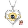Glooraca Collane di foto per donne Collana personalizzata con immagine all'interno della collana di proiezione Collana di foto personalizzata per donne fidanzata mamma regali di compleanno (Style 25)