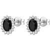 Brosway Orecchini Donna, Orecchini a Lobo in Argento e Mystery Black | Collezione FANCY - FMB13