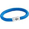 Paris Montana - L'originale braccialetto unisex in corda nautica intrecciato fatto a mano, chiusura magnetica di alta qualità, diametro 8 mm, 22.00 CM, Corda nautica