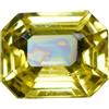 KINSHU GEMS 6,25 carati certificato Ceylon naturale giallo zaffiro gemma (Pukhraj), Pietra preziosa naturale sfusa Pukhraj zaffiro giallo di Ceylon, Zaffiro giallo