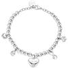 Brosway Bracciale Donna in Acciaio e Cristalli con Simbolo Cuore | Collezione Chakra - BHKB165