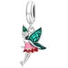 LES FOLIES DI PAOLA GRIECO Charm Trilly Campanellino Peter Pan Isola Hook Capitan Uncino per Disney ciondolo pendente in argento 925 - Les Folies per Pandora