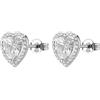 Brosway Orecchini Donna, Orecchini a Lobo in Argento e Infinite White con Simbolo Cuore | Collezione FANCY - FIW165