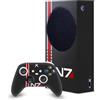 Head Case Designs Licenza Ufficiale EA Bioware Mass Effect N7 Logo Grafiche Pacchetto Console Da Gioco Wrap E Pelle Per Controller Compatibile con Xbox Series S Console & Controller Bundle