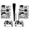 LNMLRBXEXZ Compatibile Con Adesivi Skin Per PS5 Slim Skin Disc Edition & Per Digital Console Controller Vinyl Cover Skins Wraps Scratch Resistant Compatible 55591 Avvolgimento(Disc Version)