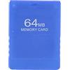 ANGGREK Memory Card, 64MB Ad Alta velocità per Giochi, Compatibile con Tutti i Giochi e FMCB1.966, Plug and Play (BLUE)