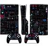 LNMLRBXEXZ Compatibile Con Adesivi Skin Per PS5 Slim Skin Disc Edition & Per Digital Console Controller Vinyl Cover Skins Wraps Scratch Resistant Compatible 48211 Avvolgimento(Disc Version)