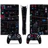 YLMKMVLCZC Pelle Decalcomania Per PS5 Slim Skin Digital Edition Console E Controller Vinyl Cover Skins Wraps Resistente Ai Graffi Compatibile Con 18343 Avvolgimento Della Pelle