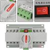 Cryfokt Interruttore Automatico di Trasferimento Interruttore Automatico a Risparmio Energetico per Edifici Adibiti Ad Uffici 220V 63A 4P