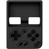 Generic Console di gioco Copertura protettiva in silicone per Miyoo Mini Plus, pelle di protezione manica antiurto Custodia Shell con cordino per Miyoo Mini Plus (Nero)